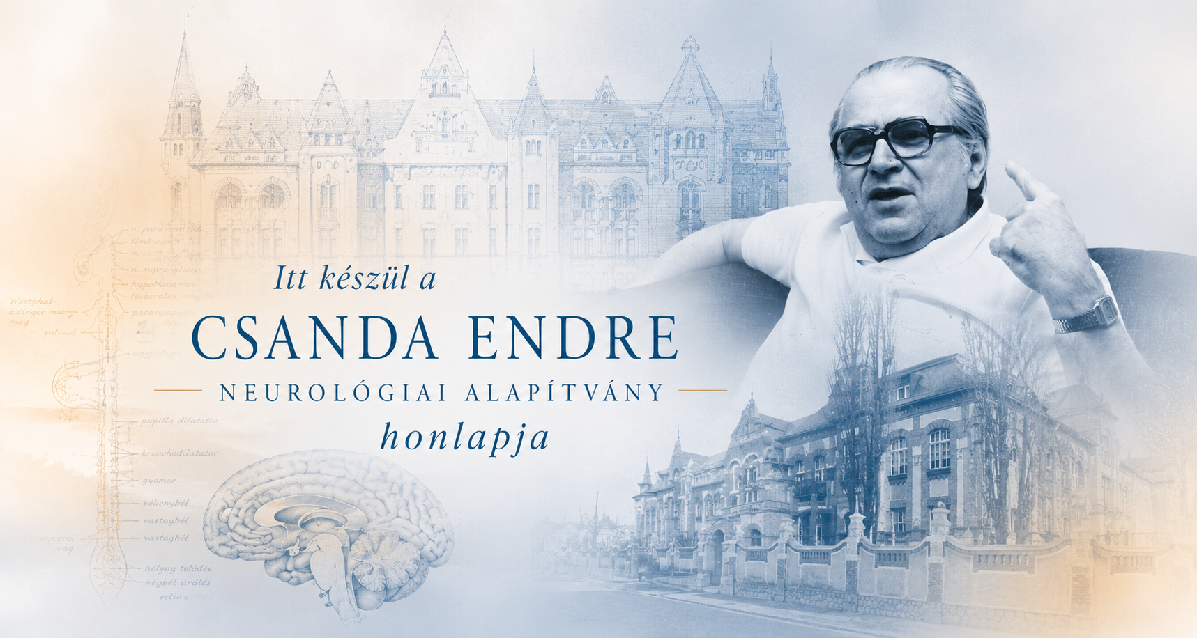 Itt készül a Csanda Endre Neurológiai Alapítvány honlapja